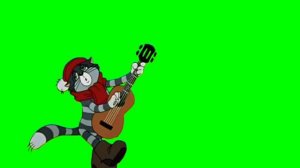 Матроскин поёт на хромакее