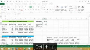 Excel Tutorial #118:  Selecting Direct Precedents (Ctrl + [)