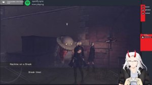 NieR Automata playthrough - E4 - a mountain too [H]igh