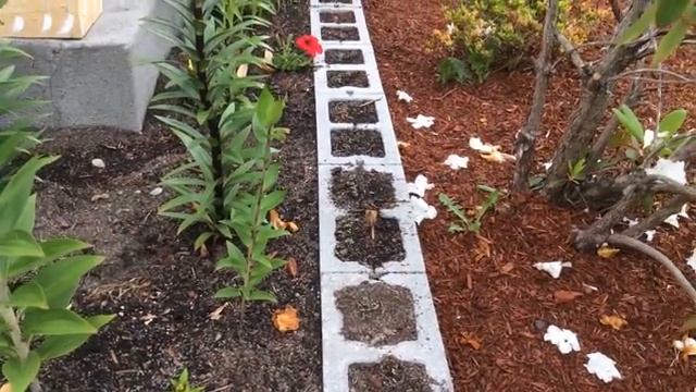 Как сделать красивую клумбу для цветов перед домом. Наши идеи… смотреть онлайн