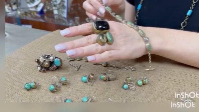 Украшения с бирюзовым камнем. Купить онлайн. 8 915 560 22 88. 21,09,23