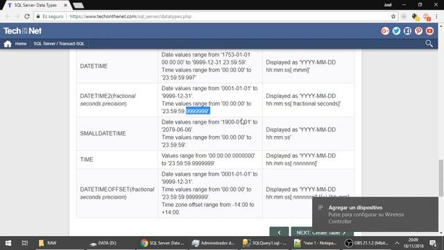 11 - Tipos de Datos: Fecha y Hora [Sql Server 2017] смотреть онлайн