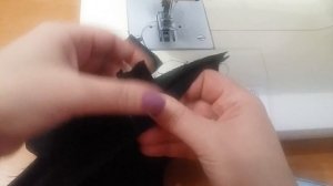 Обработка разреза юбки