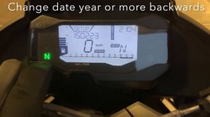 BMW G310 GS service light reset