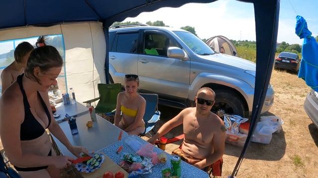 ОТДЫХ С ПАЛАТКАМИ НА РЕКЕ ОКА КОЛОМНА смотреть онлайн