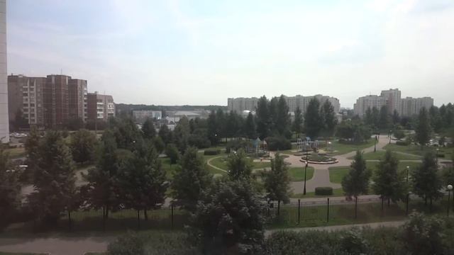 Панорама Южного Бутово из окна легкого метро 2 смотреть онлайн