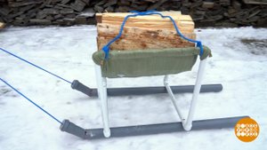 Мастерим санки для дров. Доброе утро. Фрагмент выпуска от 17.02.2023