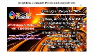 Probabilistic Community Detection in Social Networks