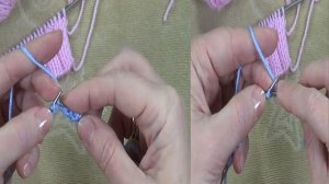 Итальянский набор петель для резинки 2х2 без дополнительной нити.  Вяжем с Оксаной Валерьевной.