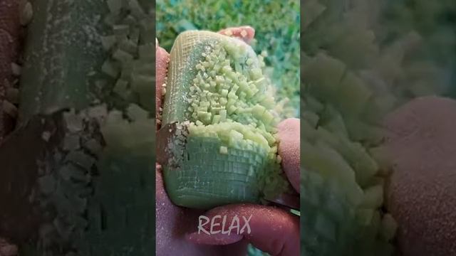 Режу современное сухое мыло. Асмр соап. Релакс. Резка мыло. #asmr #soap #режутмыло #асмр