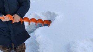 ледобур шуруповерт, первый неудачный опыт