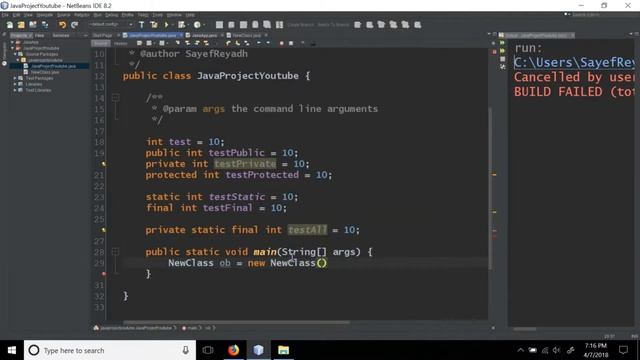 JAVA Bangla Tutorials 8 - Access Modifiers (Encapsulation)