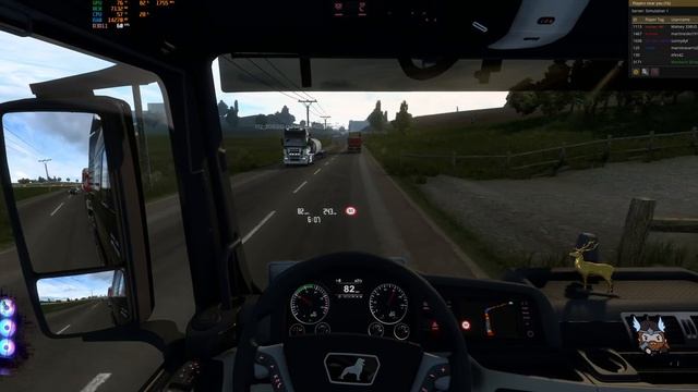 Подрезали - Euro Truck Simulator 2 MP смотреть онлайн