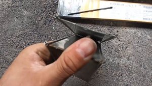 ЭКСПЕРИМЕНТ. опыт сварки тонкой листовой нержавеющей стали..mp4