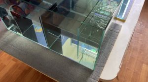 Морской аквариум с нижним сампом. Проверка перед отправкой в Санкт-Петербург.