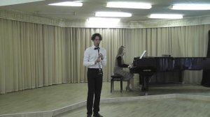 Престо c-moll, Дж. Пешетти. Исп. Устинов Никита (кларнет), конц. Белорыбкина А.В.