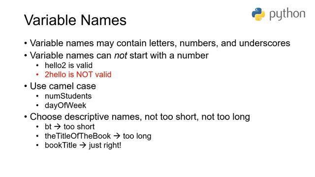 02.02 - Variables in Python смотреть онлайн