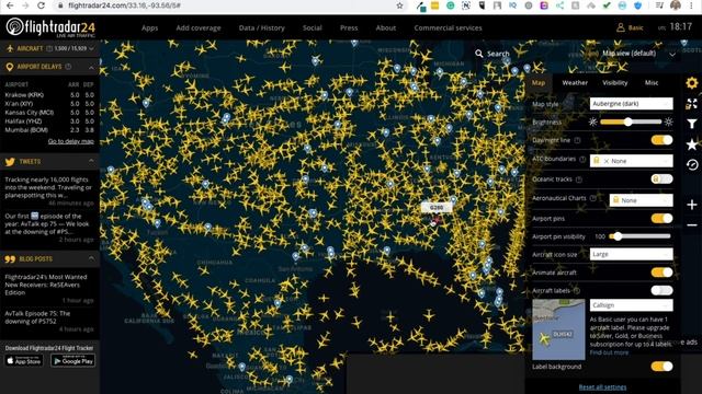 Flightradar24 - Best Live Airline Flight Tracking Website  Handy Hudsonite