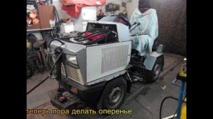 мини трактор с двигателем от ОКИ (как все начиналось, продолжение)