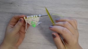 МАНИШКА С 3 петель.  Одни лицевые петли. Так ПРОСТО вы ЕЩЕ НЕ ВЯЗАЛИ! Подробный мастер класс