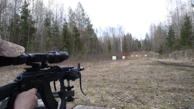 Обзор карабина TG2 366TKM. Проверим кучность на дистанции 100м по мишени. Стрельба