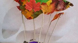 осенняя поделка "Воздушный шар"