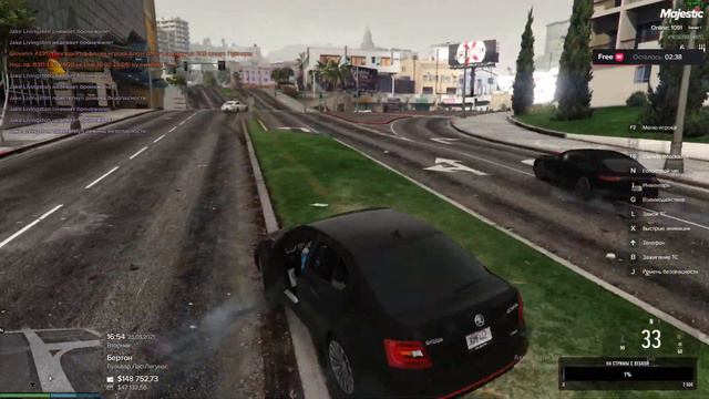Залетаем на ФЗ и не только : Majestic №1 GTA V RP смотреть онлайн