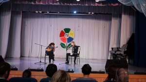 "Клён ты мой опавший", дуэт домры и аккордеона