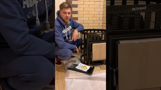 Печ без пола в Русской бане...!!!