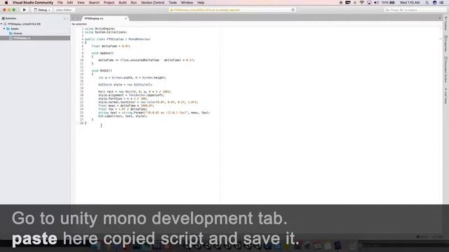 Unity 2018 Tutorial # 2 FPS Display Script смотреть онлайн