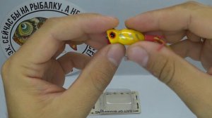 Обзор поппера Arbogast U/L Hula Popper по заказу Fmagazin