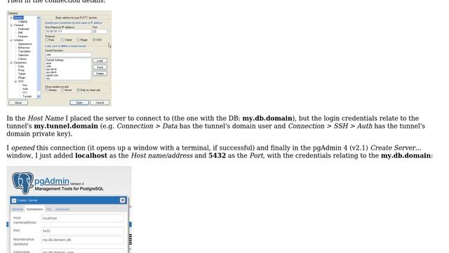 Databases: pgAdmin 4: How to establish a connection through an SSH tunnel/interface in Windows смотреть онлайн