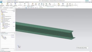 Расчет балки методом конечных элементов в системе Siemens NX