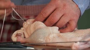 Фаршированная утка с рисом