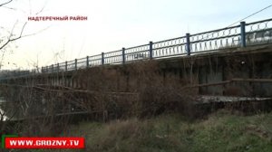 В Чечне строится новый мост через реку Терек