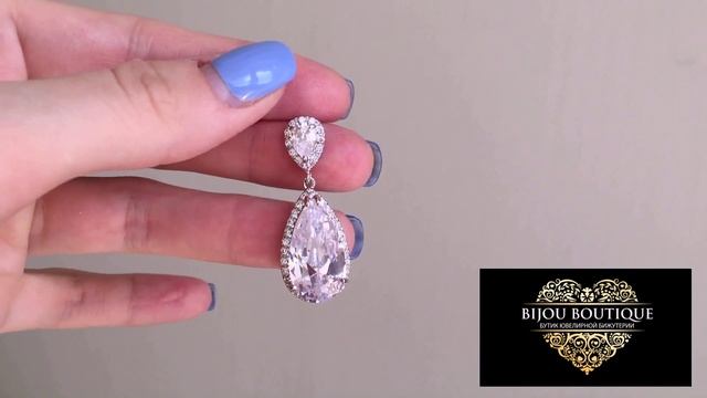 Свадебные украшения Серьги Калипсо