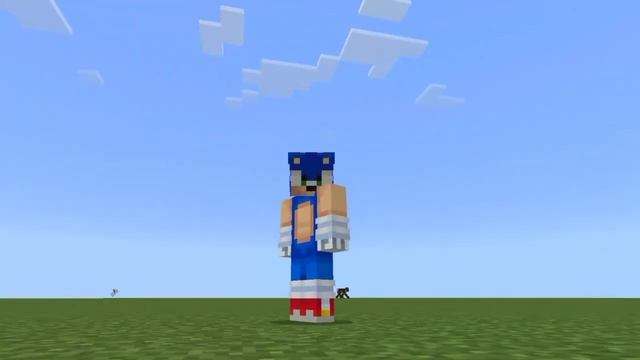 Minecraft Sonic Skin! смотреть онлайн