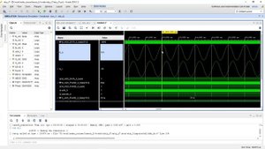 Xilinx DDS compiler IP core: sin and linear frequency modulated signal generation