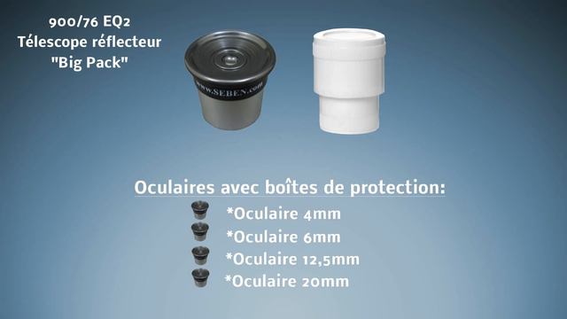Télescope réflecteur 900-76 EQ2 « Big-Pack » смотреть онлайн