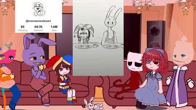 The amazing digital circus React || Gacha || Digital circus [ Gacha reaction ]