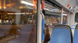 ПОЕЗДКА ПО НОЧНОЙ МОСКВЕ НА АВТОБУСЕ ЛИАЗ 6213 | КРУГЛОСУТОЧНЫЙ МАРШРУТ #М40