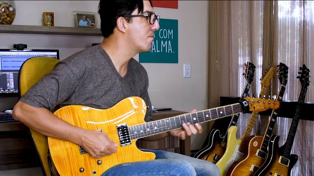 A Dorian improvisation on a Fender Telecaster FMT. смотреть онлайн