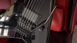 My guitars - Jackson USA Custom Shop RR black with green pinstripes - RR3101
