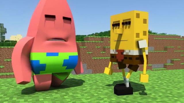 Губка Боб в майнкрафт (мультик) смотреть онлайн