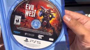 EARLY EVIL WEST PS5 UNBOXING