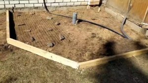 Фундамент плита под бочку фурако Аквабеседку.