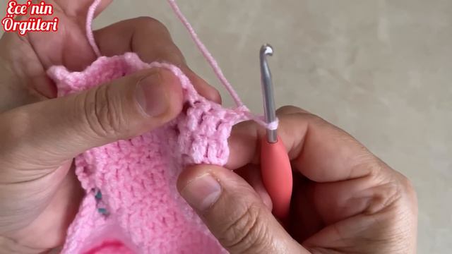 Pembe Şeker Tığ İşi Kolay Kız Bebek Hırka / Bebek Ceket / 1-2 yaş смотреть онлайн