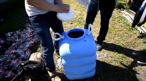 MAMIX 100 ЛИТРОВ КОКА КОЛЫ МЕНТОС! 100 liters coca cola MENTOS 10 МЕТРОВЫЙ ФОНТАН!