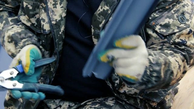 Изготовление и монтаж оклада трубы. Фальц