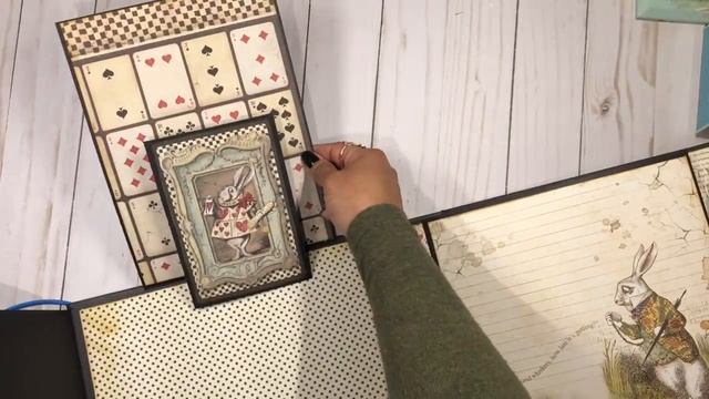 Alice in Wonderland Interactive Lapbook Tutorial Part 3 смотреть онлайн